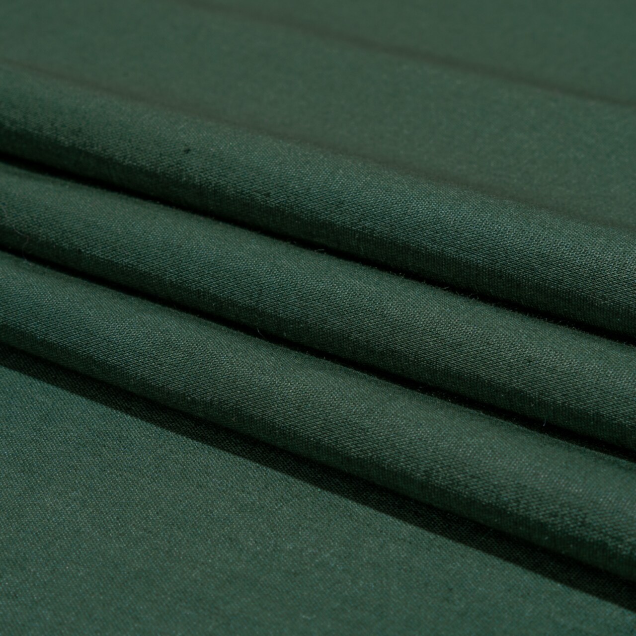 1 Yard Hunter Green Mercerized Organic Egyptian Cotton Voile Sustainable Solid Fabric 57 inch Width